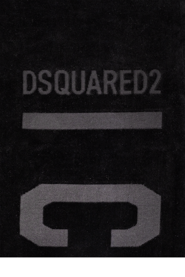 Dsquared2 Cotton towel with logo