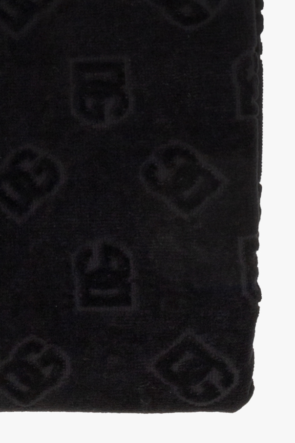 Dolce & Gabbana Dolce & Gabbana logo-lettering leather phone holder
