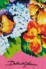 Dolce & Gabbana MULTICOLOUR Beach towel with floral motif
