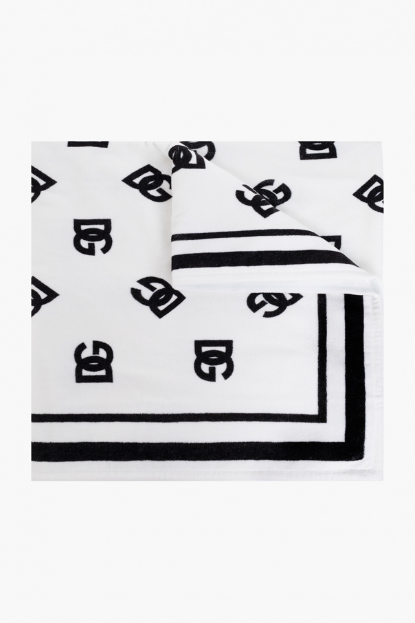 Dolce & Gabbana Ręcznik plażowy z logo
