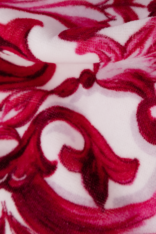 Dolce & Gabbana Wzorzysty ręcznik plażowy