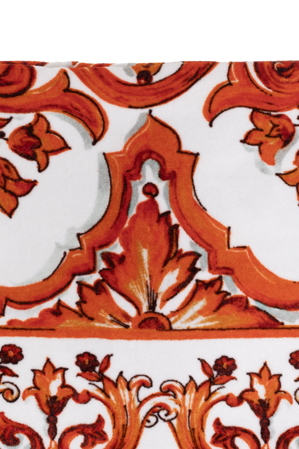 Dolce & Gabbana Beach towel with "Majolica" print