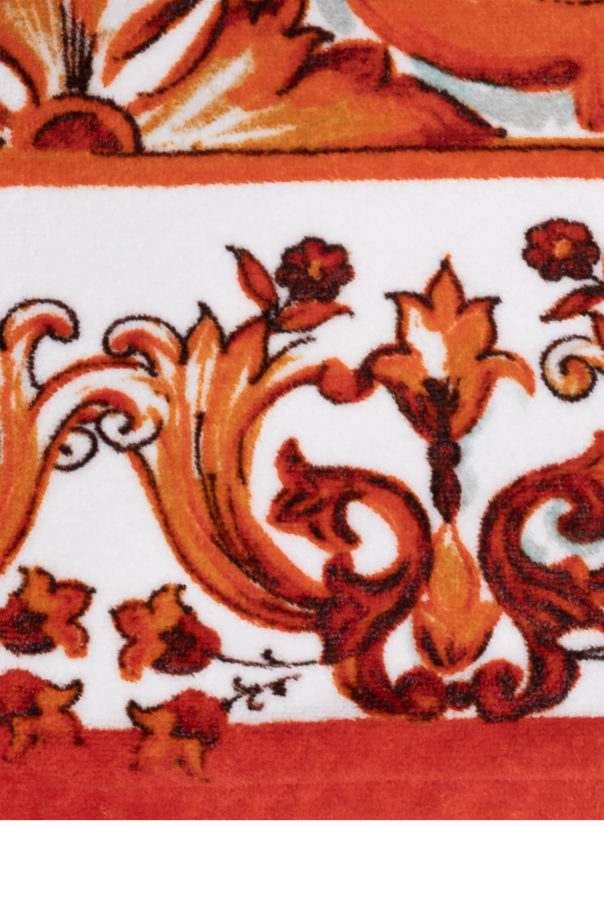 Dolce & Gabbana Beach towel with "Majolica" print