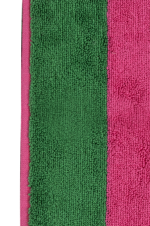 PARAMIDONNA Beach towel with embroidered logo