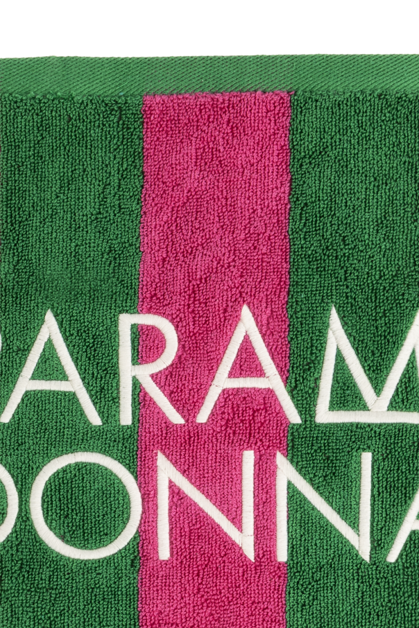 PARAMIDONNA Beach towel with embroidered logo