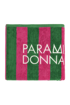 Toalla de playa con logo bordado