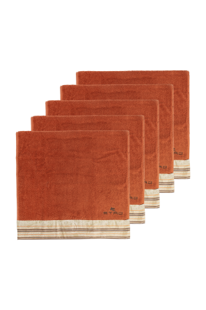 Set of five towels
