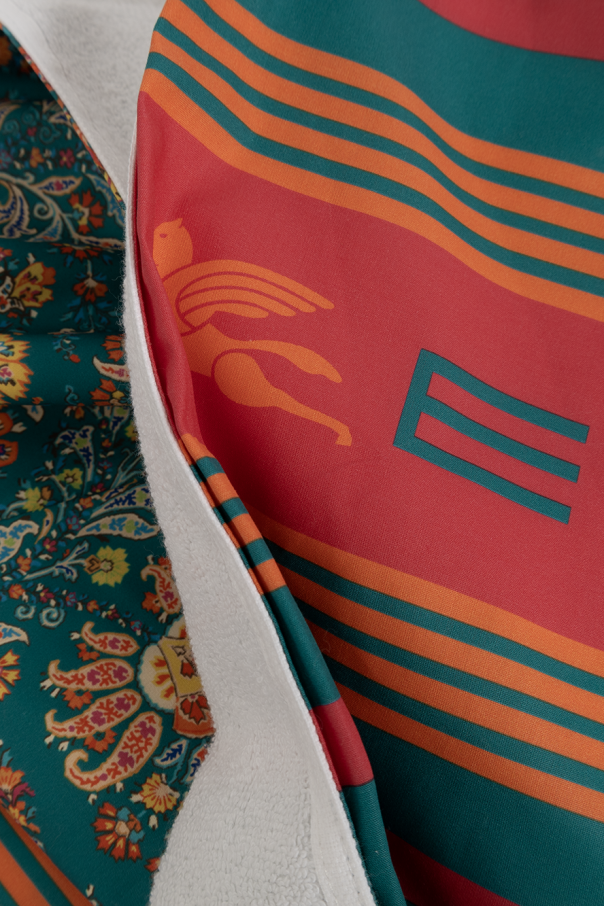 Etro Home Reversible beach towel
