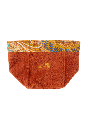 Etro Home Cotton set of four towels and basket