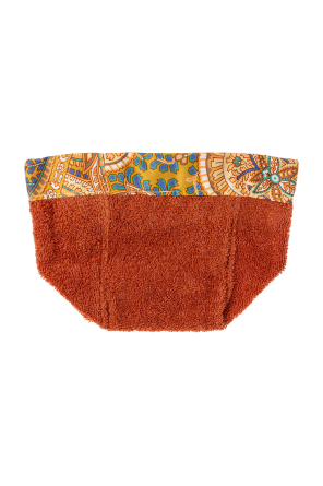 Etro Home Cotton set of four towels and basket