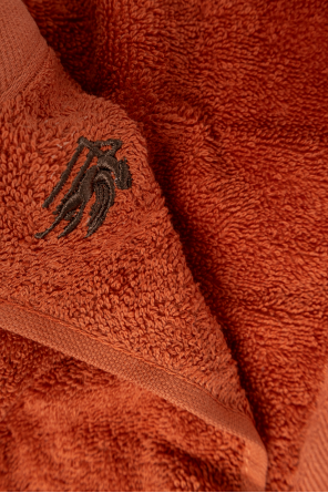 Etro Home Cotton set of four towels and a basket