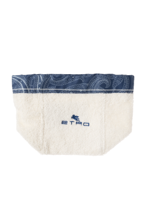 Etro Home Cotton set of four towels and a basket