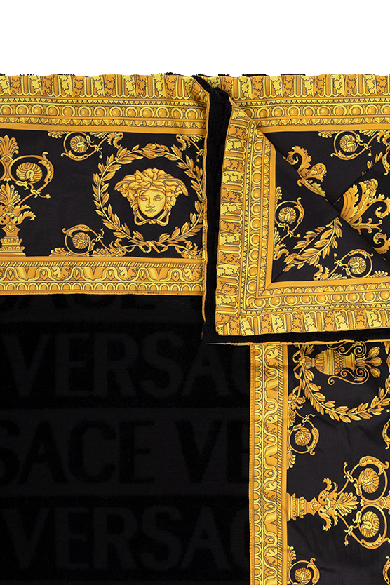 Versace Home Patterned towel