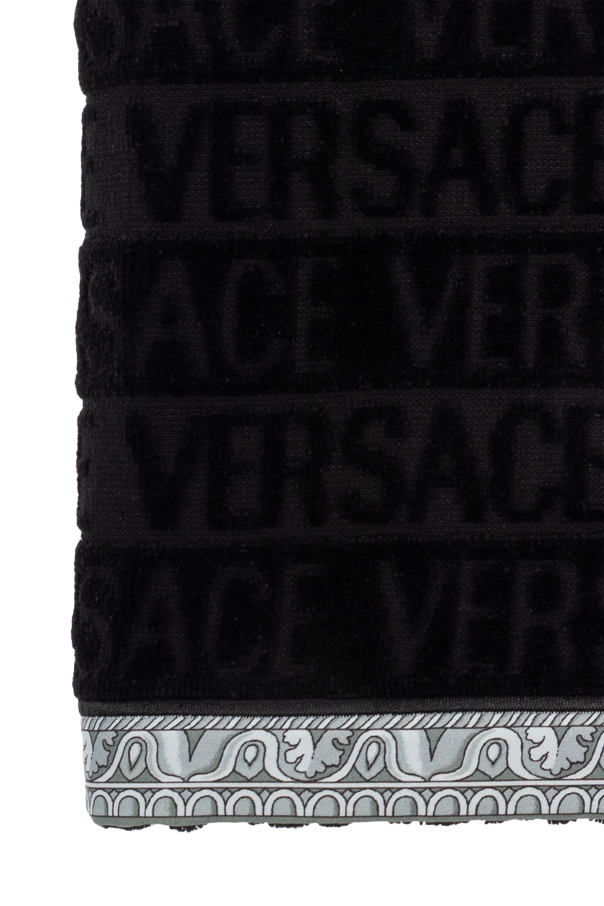 Versace Home Towel with logo