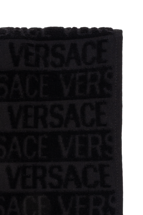 Versace Home Towel with logo