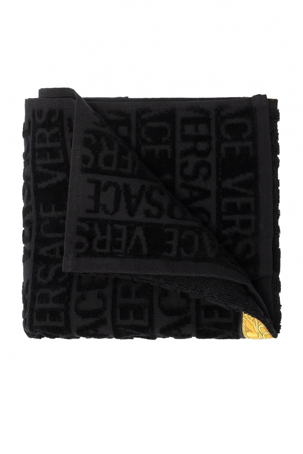 Versace Home Towel with logo