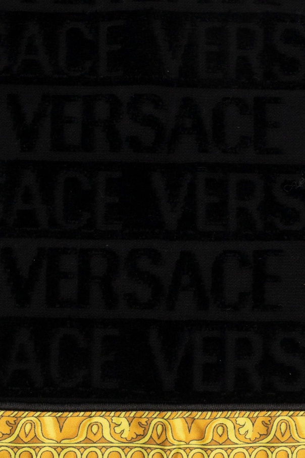 Versace Home Towel with logo