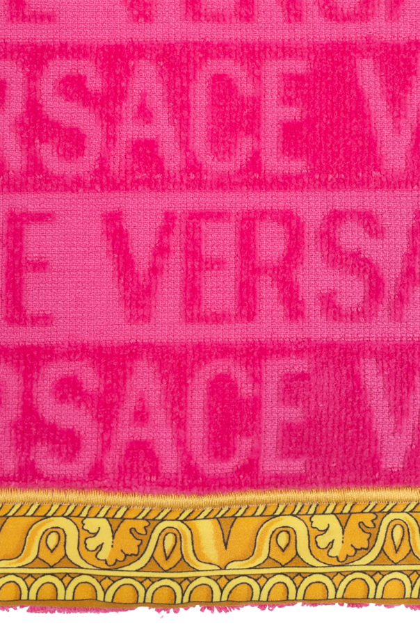 Versace Home Towel with logo