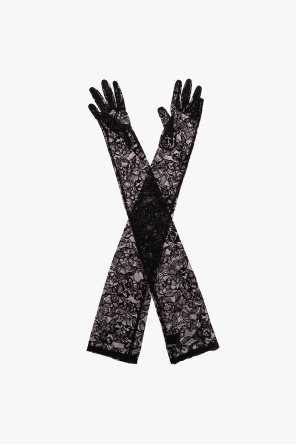 Versace Long lace gloves