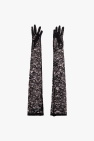 Versace Long lace gloves