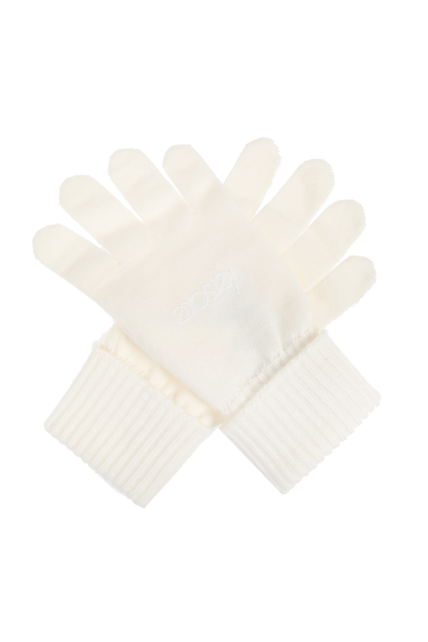 Versace Wełniane rękawiczki