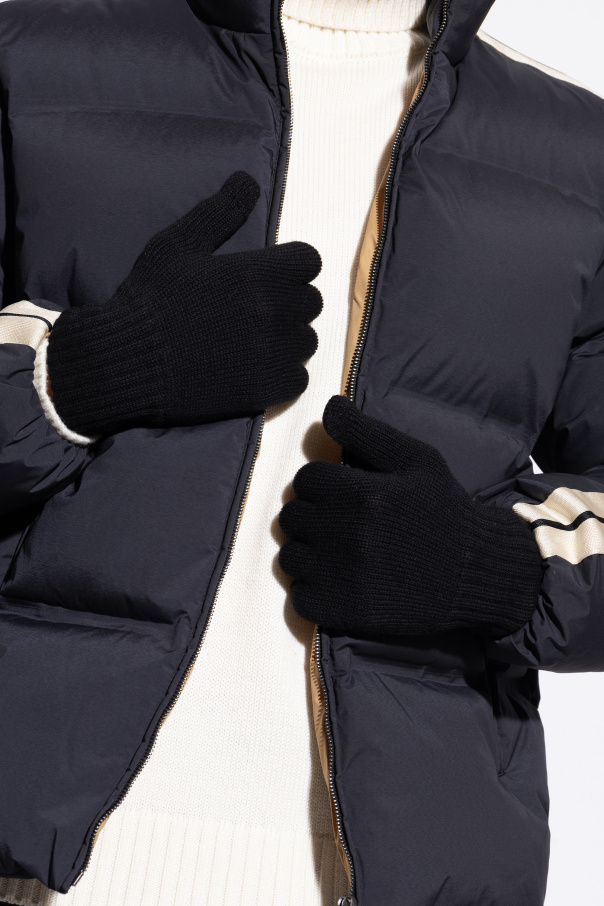 UGG Luvas com patch de logo