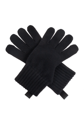 UGG Luvas com patch de logo