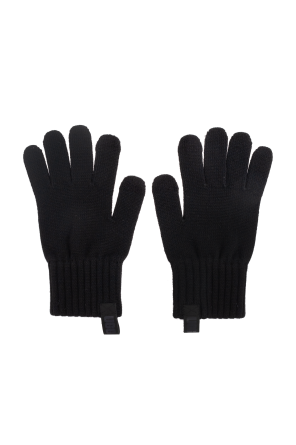 UGG Luvas com patch de logo