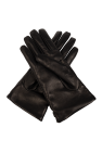 Leather gloves by Versace