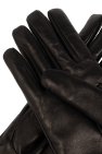 Leather gloves by Versace