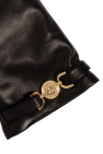 Leather gloves by Versace
