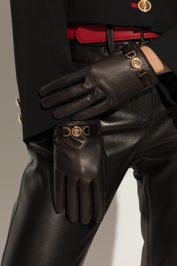 Versace Gloves with logo