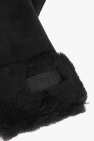 UGG BLACK Gloves with logo