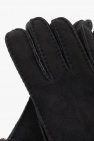 UGG BLACK Gloves with logo