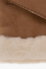 UGG BROWN Gloves with logo