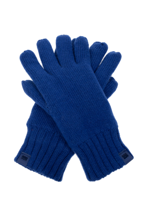 Gloves with logo patch od UGG