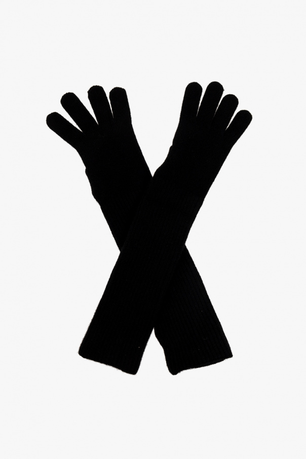 Yves Salomon Gloves with logo
