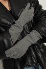TOTEME GREY Wool gloves