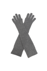 TOTEME GREY Wool gloves