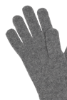 TOTEME GREY Wool gloves