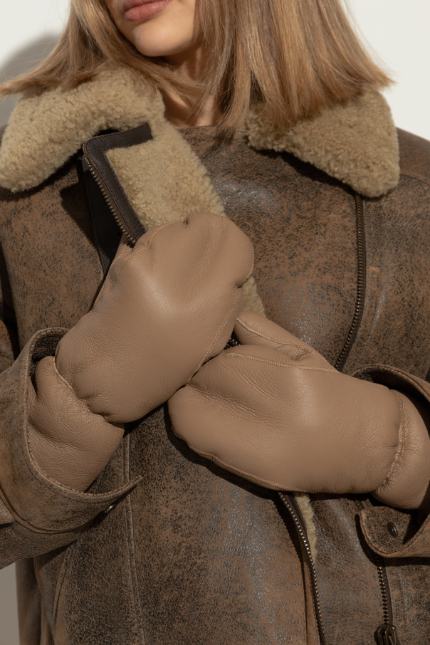 Yves Salomon Leather gloves