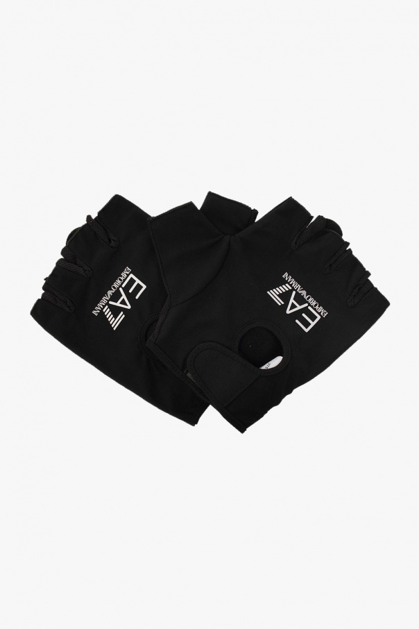 Gloves with logo od EA7 Emporio Armani