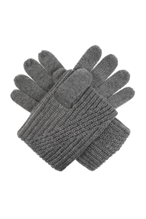 AllSaints Gloves with logo patch