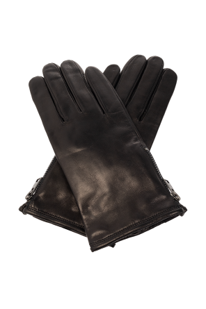 Leather gloves od AllSaints