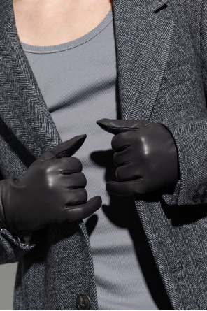 Leather gloves od AllSaints
