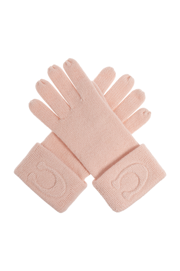 Gloves with logo od Coach