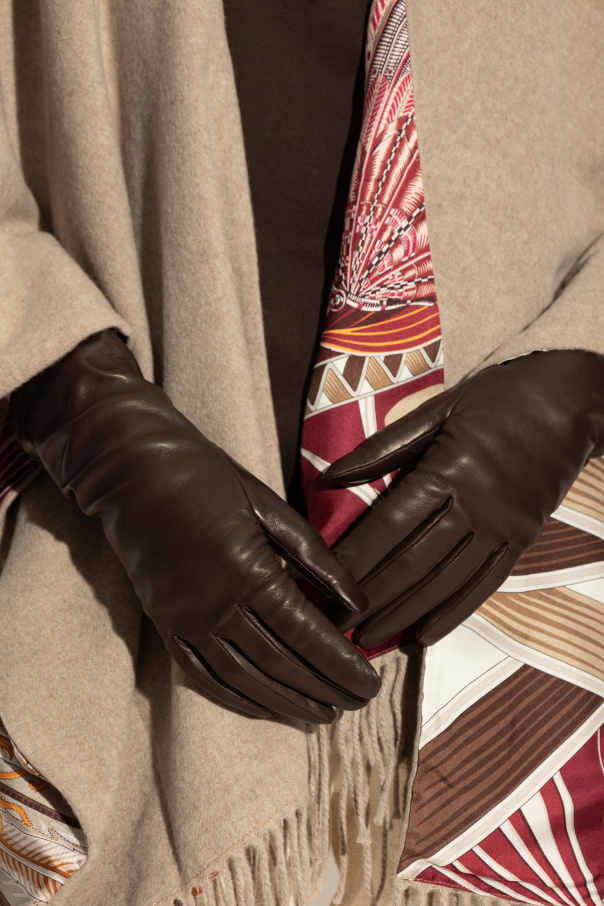 FERRAGAMO Leather gloves
