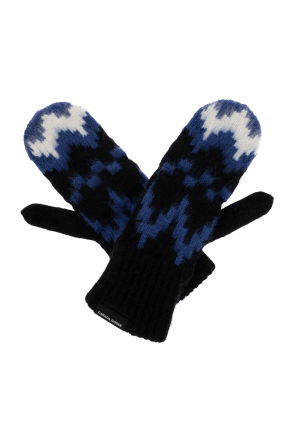 Wool mittens