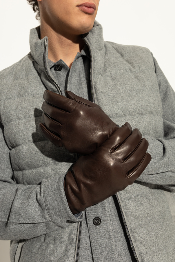FERRAGAMO Guantes de cuero