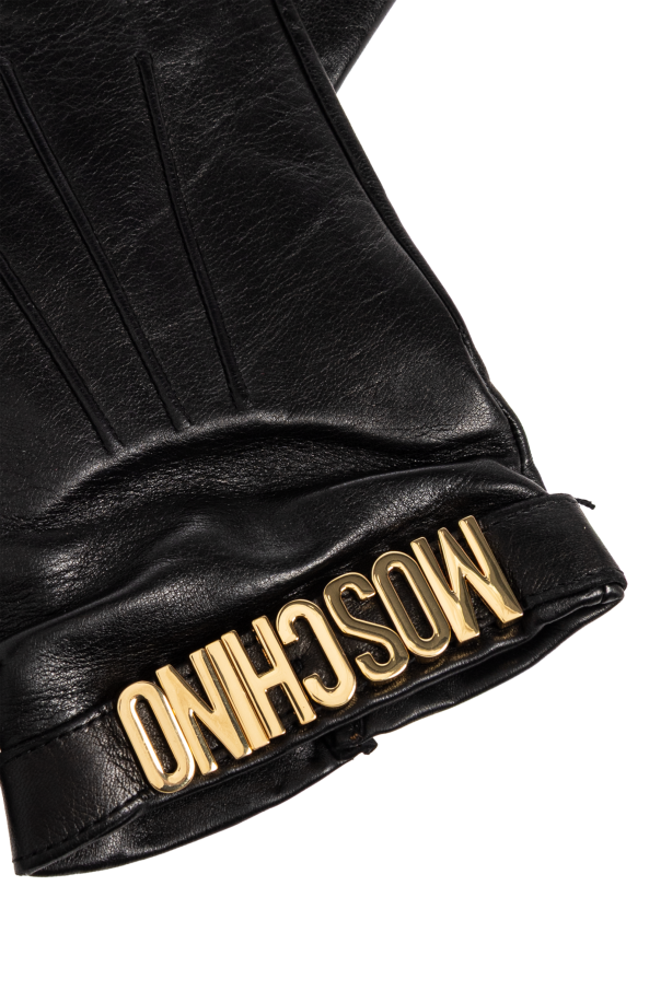 Moschino Leather gloves